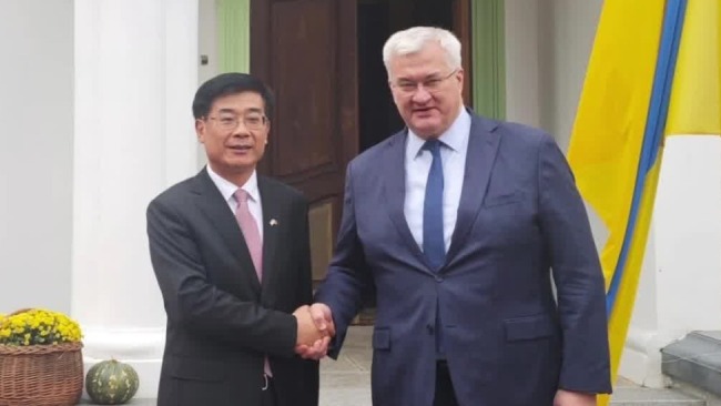 乌克兰外长会见中国大使：感谢中方