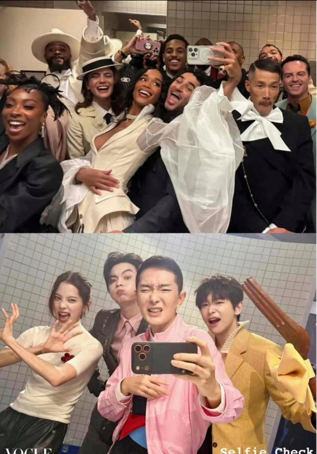 VOGUE厕所拍照 紧绷的松弛感