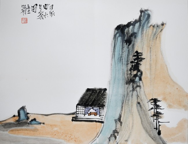 山水人家赋逸致，农家老人说丰年 ——著名画家卢洪祥、杨瑞嵩走进文化视界
