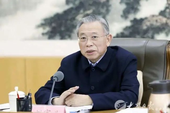 领导小组组长李干杰讲话,杨东奇,王书坚,孙立成,刘强,傅明先,曾赞荣