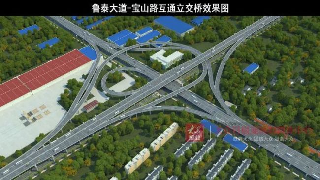 淄博快速路网效果图出炉,5座立交桥启动城市发展"新引擎"
