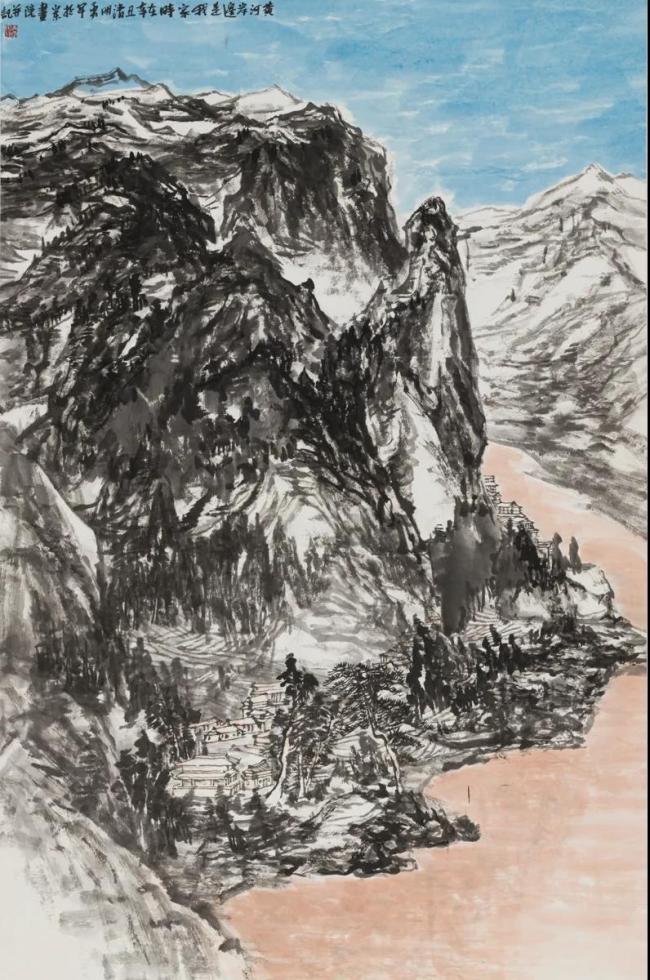 黄河入海流山东省黄河文化主题美术作品展开幕黄河是中华民族的母亲河