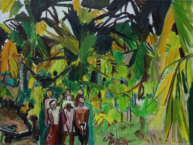 著名画家闫平最闪烁之光在我若大无比的艺术世界里