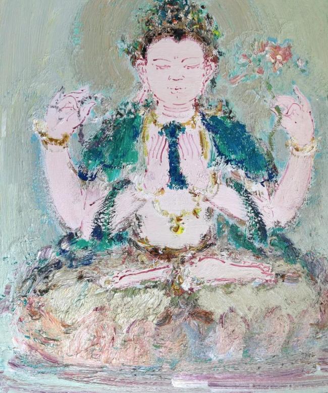 心性的流露著名画家刘明亮谈画家创作过程中的操作感