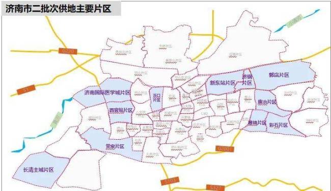 济南市2022年第二次土地推介来了，涉及11大片区