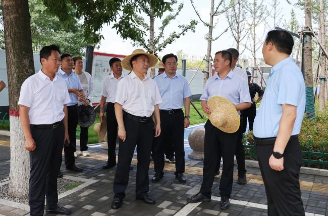王广部带队督导枣庄高新区重点项目建设推进及防汛工作开展情况