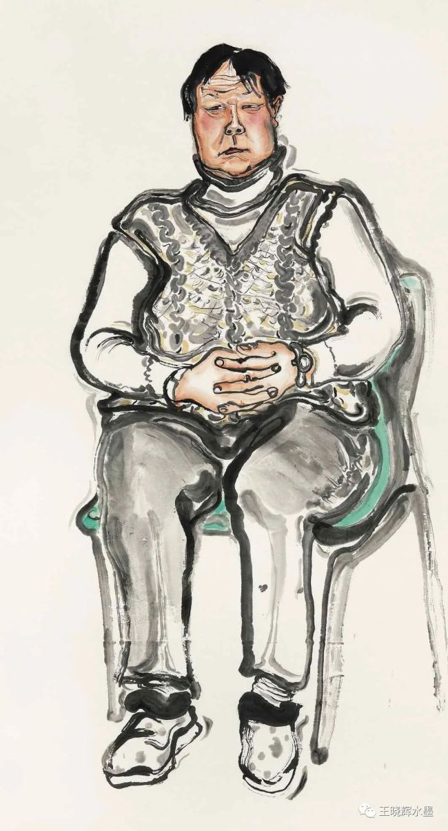 著名画家王晓辉写生开启水墨人物画的无限可能