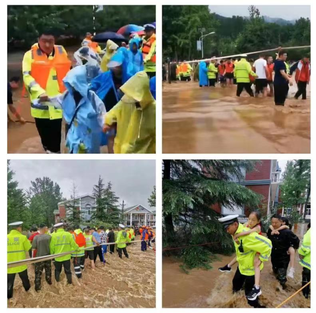 积水险情致940名参训人员受困，水发集团山青世界“现场救援变课堂”