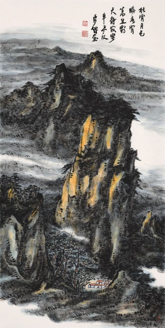 以心造境内美焕然著名画家唐辉山水画的精神境界