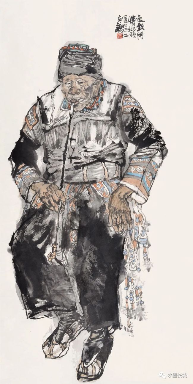 饱含真挚情怀,著名画家邹立颖生动描绘三江侗族"百家宴"-中华网山东