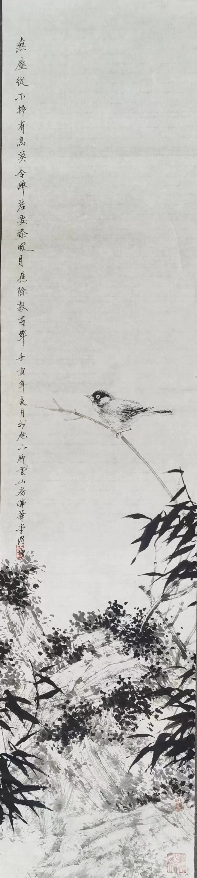 一滴清凉水，化开墨三春——著名画家杜仲增花鸟画四屏雅赏