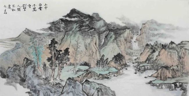 著名画家何占福：心中有山水  笔墨展气韵