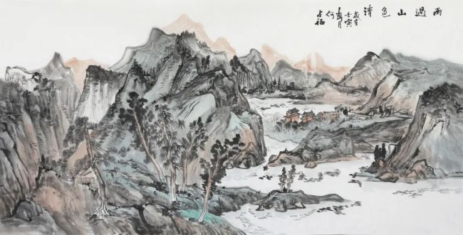 著名画家何占福：心中有山水  笔墨展气韵