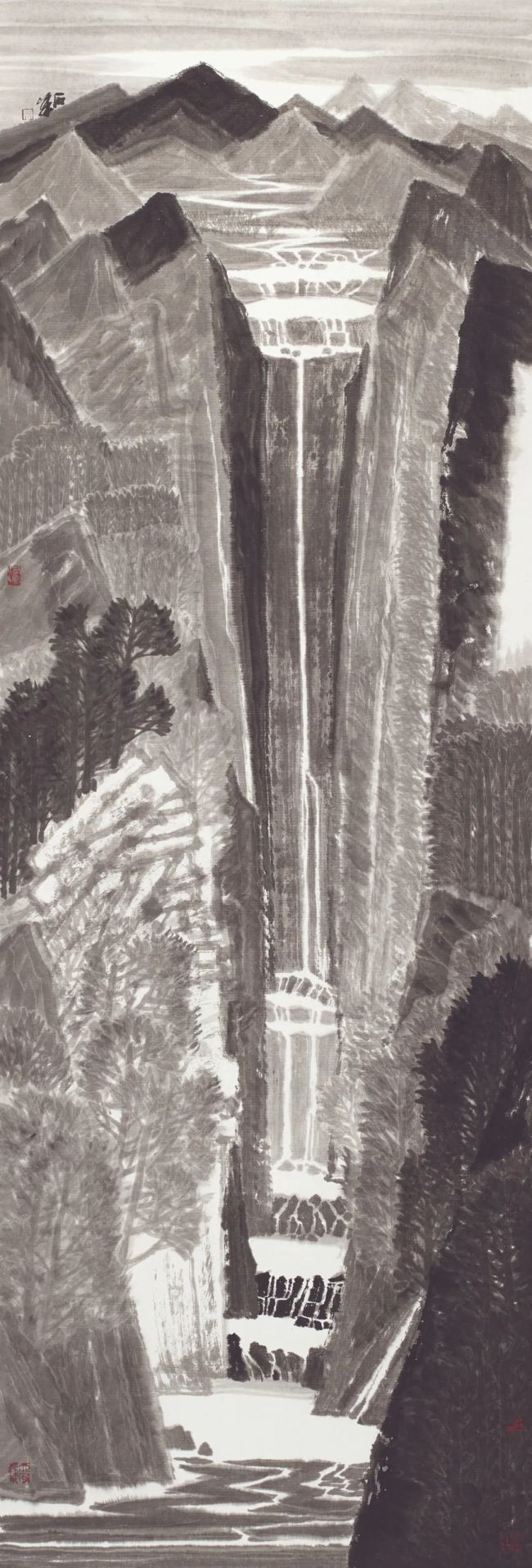 "兴会烟霞——周石峰山水画展"全国巡展潍坊站开幕_山东站_中华网