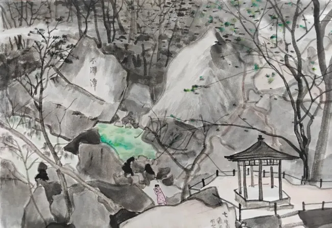 锦伦文化助力艺术青岛建设！“醉美青岛 精彩崂山“艺术品展在青开幕