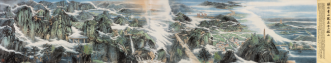 茹峰画中的“绿水青山”——看得见山水，记得住乡愁