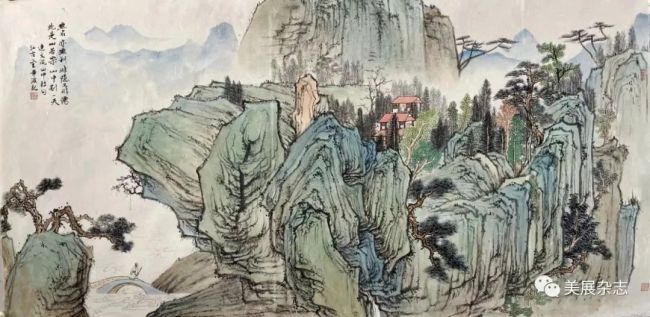 山水清音青年画家毕波应邀参展上谷雅集2023中国画名家精品展