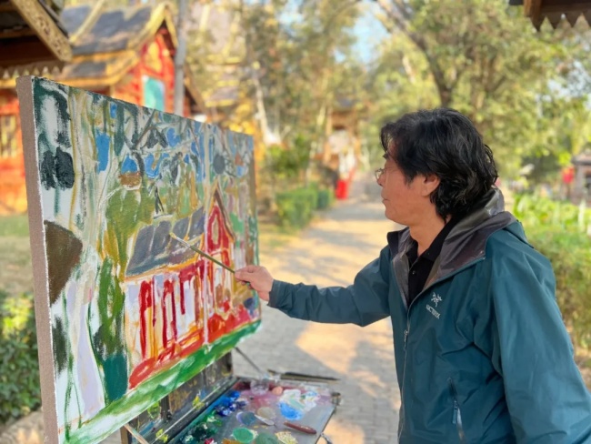 以色彩造型，诠释风景和城市空间——张立平写生新作鉴赏