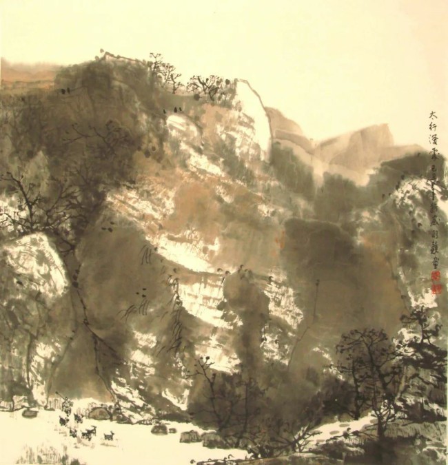 武羽竞应邀参展,"澄怀观道——当代中国画名家邀请展"