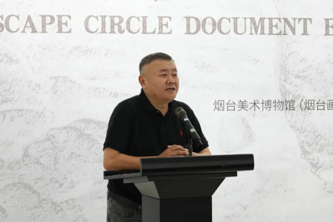 “问道昆嵛——山水圈2024水墨文献展”昨日在烟台美术博物馆（烟台画院）开幕，展期至7月28日