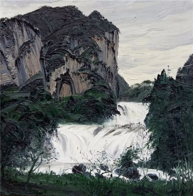 杨诚·山水油画丨西方绘画审美与中国传统山水的完美结合