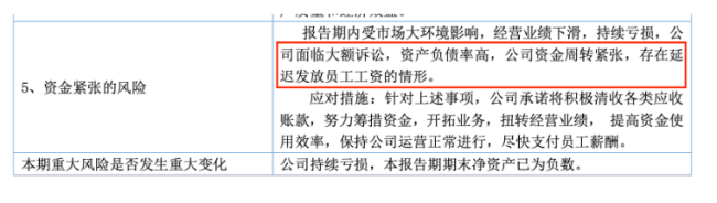 持续亏损已资不抵债，水发环境居然付不起券商持续督导费，更是自曝无法及时发放工资