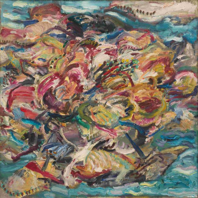 花堆 1990 48cmX40cm 布面油彩_副本.jpg