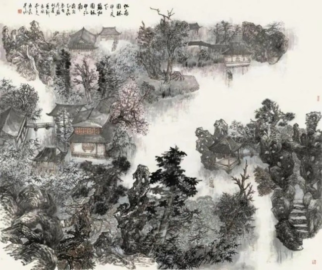 徐惠泉丨于墨色之上得见诗性的江南