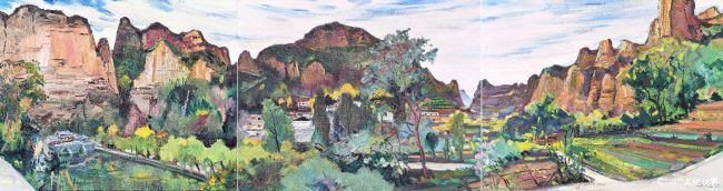 26.太行山居图80x300cm2021 (袁文彬).jpg