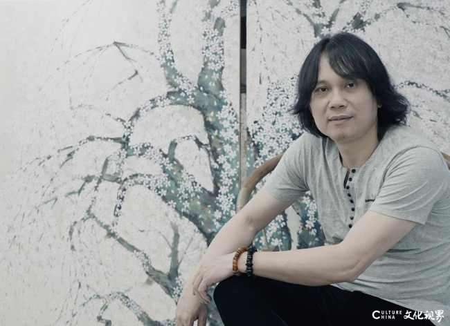 “岩彩丹青——林明俊艺术个展”在新加坡开幕，展期至6月8日