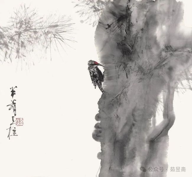 秦天柱·花鸟画 | 兼具现代美学趣味的视觉张力，又充满传统文化底蕴的诗画意境
