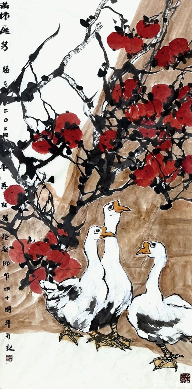 赵英水·写意花鸟画丨笔墨绽放浓厚生命力，画作尽显雄浑大气之象