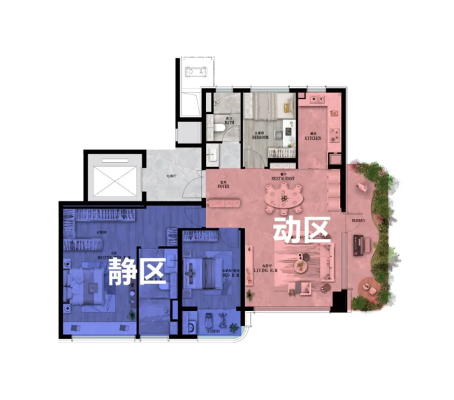 银丰玖玺城 挑战不可能——149㎡空中院墅打造济南别墅化生活场景