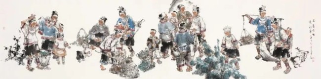 郭琳·水墨人物画丨乡土诗意里的生活本真