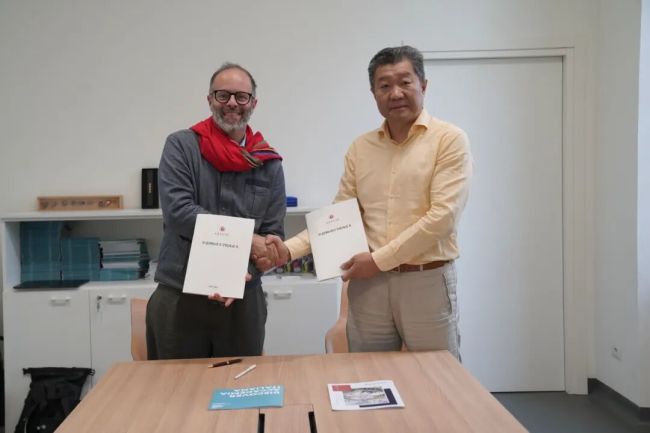 山东艺术学院院长徐青峰一行访问巴黎国立高等工业创意学院和意大利设计学院