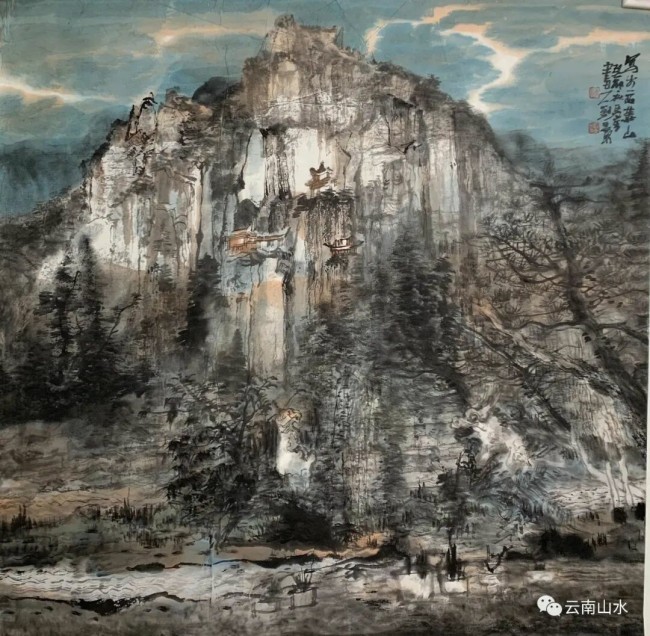 刘立勇·云南写生 | 皴擦点染间,既见骨力遒劲,又不失灵动变化