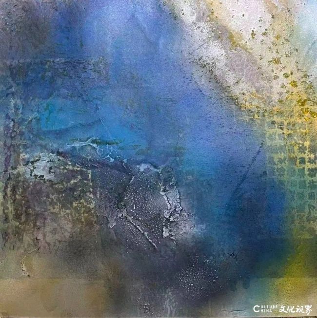 郑忠·《文脉之光系列》丨彩墨中的东方精神与现代性重构