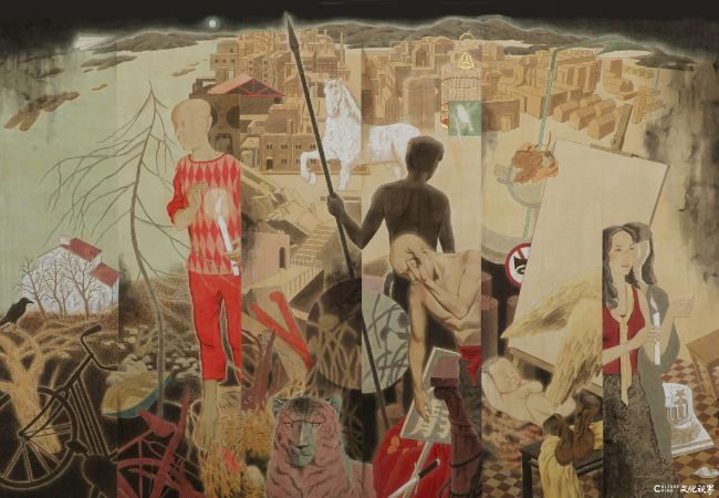 【DeepSeek谈艺】肖伟丨当时间的风沙掠过,艺术为记忆与生命存档