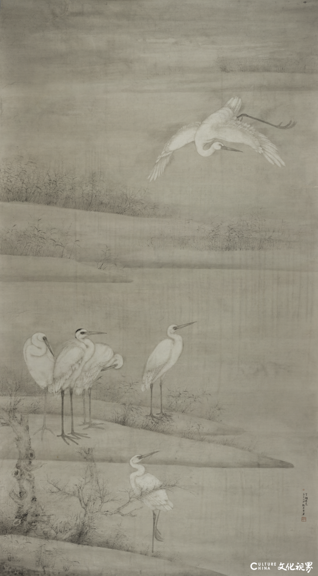 “向往经典——刘万鸣书画艺术展”昨日在陕西省美术博物馆开展