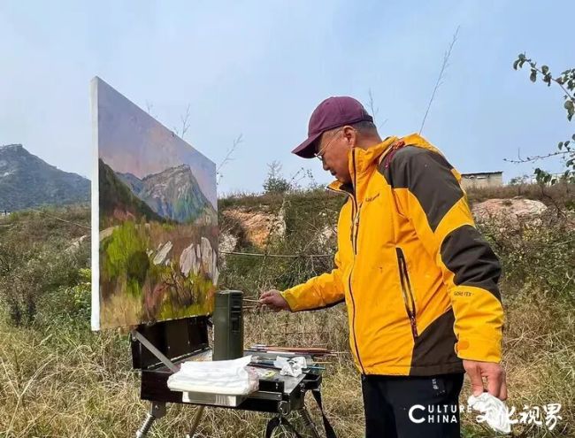 孙立新·威海乳山凤凰顶写生 | 色彩的冲击扑面而来,丰富的层次直达“远方”