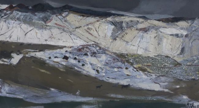 ​秦天星· “裸山”系列 | 显露岩石本真，探索自然形态的抽象性表达