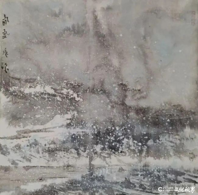 卢野·水墨雪景丨墨色与雪色共生，寂静与生机对谈