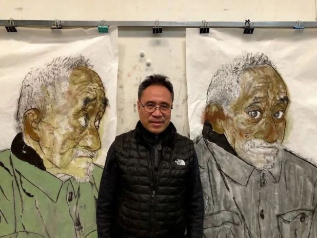 袁武·现实主义人物画 | 将人物的精神骨血从纸中“拽”出来