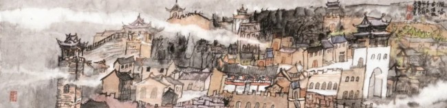 魏怀亮丨笔墨造境 文脉传心——浅谈贾荣志的山水画创作与教学实践