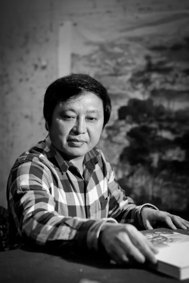 “行见墨记——邓建强艺术展”昨日在山东画院开幕