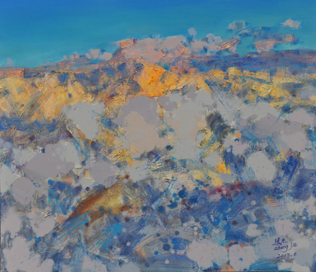 张杰画雪山 | 苍茫与静谧之下，暗藏着自然的灵韵与生命的痕迹