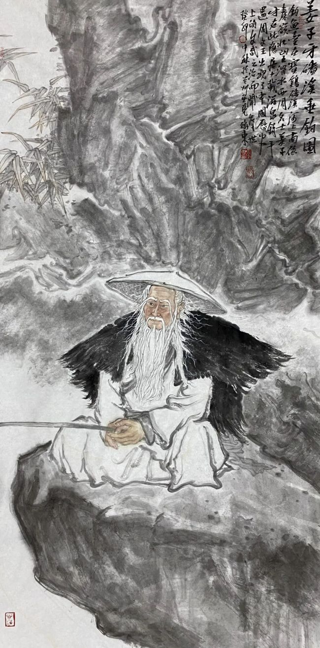 巫卫东·水墨小品人物画 | 以最克制的造型语言，捕捉人物最本真的神态气韵