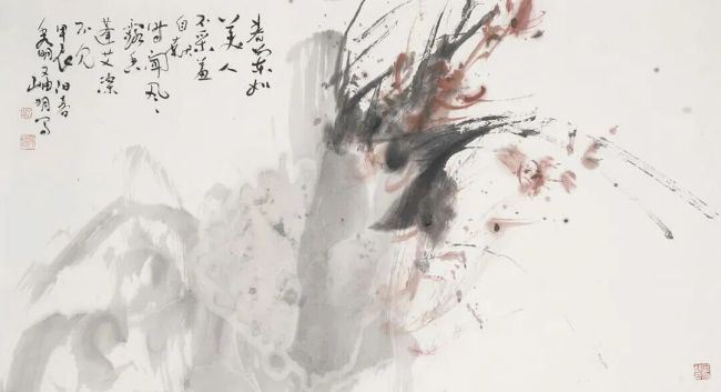 姚秀明·写意花鸟 | 墨色的层次在画纸间自然晕开，将自然的朦胧与清透尽数铺陈