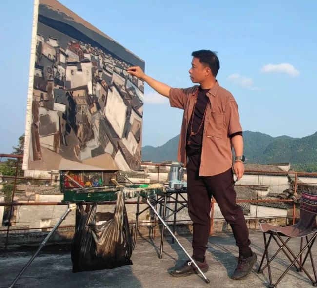 徐立承·油画丨以大胆的构图与细节营造出富有节奏感的画面