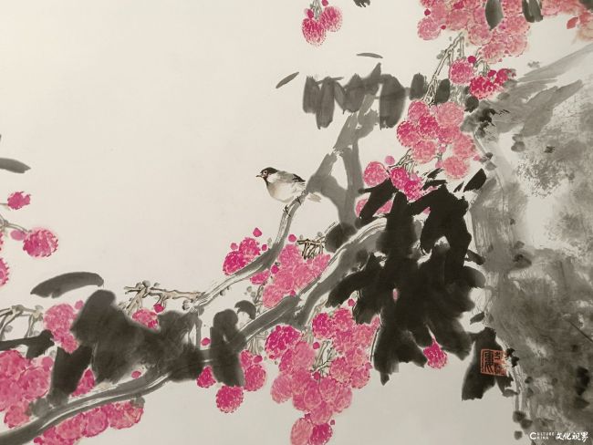 陈永锵先生《芳心不老》花鸟长卷局部16.jpg